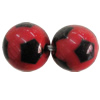 Solid Acrylic Beads, Round 12mm Hole:2mm, Sold by Bag