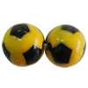 Solid Acrylic Beads, Round 12mm Hole:2mm, Sold by Bag