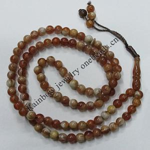 Buddha Beads, 99pcs Round 8mm, Sold by Strand