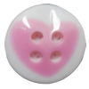 Resin Cabochons, No Hole Headwear & Costume Accessory, Flat Round 16mm, Sold by Bag