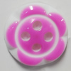 Resin Cabochons, No Hole Headwear & Costume Accessory, Flat Round 16mm, Sold by Bag