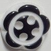 Resin Cabochons, No Hole Headwear & Costume Accessory, Flat Round 12mm, Sold by Bag