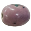 Porcelain beads, Oval 17x14mm Hole:3mm Sold by Bag