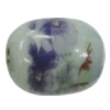 Porcelain beads, Oval 17x14mm Hole:3mm Sold by Bag