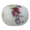 Porcelain beads, Oval 17x14mm Hole:3mm Sold by Bag