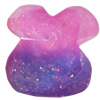 Resin Cabochons, No Hole Headwear & Costume Accessory, Faceted Animal Head，The other side is Flat 14mm, Sold by Bag