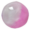 Resin Cabochons, No Hole Headwear & Costume Accessory, Faceted Round，The other side is Flat 14mm, Sold by Bag