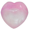 Resin Cabochons, No Hole Headwear & Costume Accessory, Faceted Heart，The other side is Flat 14x14mm, Sold by Bag