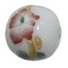 Porcelain beads, Round 14mm Hole:2.5mm Sold by Bag