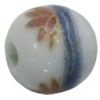 Porcelain beads, Round 14mm Hole:2.5mm Sold by Bag