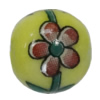 Porcelain beads, Round 14mm Hole:2.5mm Sold by Bag