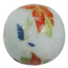 Porcelain beads, Round 14mm Hole:2.5mm Sold by Bag