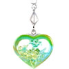 Lampwork Glass Pendant, Heart 49x13x6mm, Sold by PC