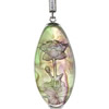 Lampwork Glass Pendant, 34x10x59mm, Sold by PC