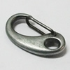 Zinc Alloy Lobster Clasp,Pb-free,AA Grade, 21x45mm, Sold by Bag 