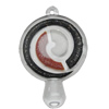 Acrylic Pendant With Colorful Powder, 67x38mm Hole:1.5mm, Sold by Bag