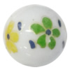 Porcelain beads, Round 16mm Sold by Bag