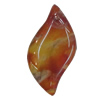Agate Pendant,“Sun Rain” 34x18mm Hole:1mm, Sold by PC