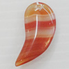 Agate Pendant,“For North of the G.W” Ivory 30x15mm Hole:1mm, Sold by PC