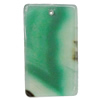 Agate Pendant,“Watershed” Rectangle 28x16mm Hole:1mm, Sold by PC