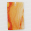 Agate Pendant,“Into Tibet” Rectangle 28x16mm Hole:1mm, Sold by PC