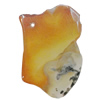 Handmade Agate Pendant,“Valentine's Day” Nugget 30x28mm Hole:1mm, Sold by PC