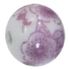 Porcelain beads, Round 12mm Sold by Bag