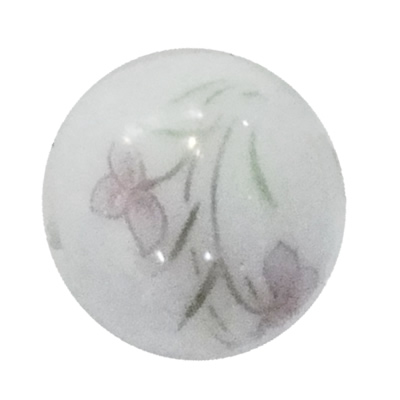 Porcelain beads, Round 12mm Sold by Bag