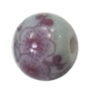 Porcelain beads, Round 12mm Sold by Bag