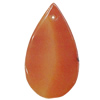 Agate Pendant,“Lanina” Teardrop 33x18mm Hole:1mm, Sold by PC