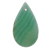 Agate Pendant,“Charms of an Island Country” Teardrop 33x18mm Hole:1mm, Sold by PC