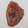 Handmade Agate Pendant,“Enchanting Harp” Nugget 52x36mm Hole:1mm, Sold by PC