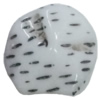 Resin Bead, 26x26mm Hole:1mm, Sold by Bag