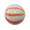 Porcelain beads, Round 8x8mm Hole:1mm, Sold by Bag