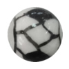 Porcelain beads, Round 10x10mm Hole:1mm, Sold by Bag
