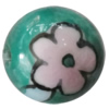 Porcelain beads, Round 14x14mm Hole:1mm, Sold by Bag