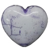 Acrylic Beads, Heart 26x24mm Hole:2mm, Sold by Bag