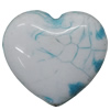 Acrylic Beads, Heart 26x24mm Hole:2mm, Sold by Bag