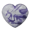 Acrylic Beads, Heart 36x32mm Hole:2mm, Sold by Bag