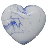 Acrylic Beads, Heart 26x24mm Hole:2mm, Sold by Bag