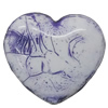 Acrylic Beads, Heart 36x32mm Hole:2mm, Sold by Bag