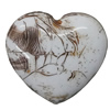 Acrylic Beads, Heart 26x24mm Hole:2mm, Sold by Bag