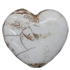 Acrylic Beads, Heart 26x24mm Hole:2mm, Sold by Bag