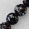 Lampwork Beads, Round 20mm Hole: About 2mm, Sold by PC