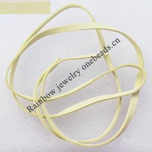 Jewelry Cord Korea wool, Length:1 yard, Width:5mm, thickness:1.4mm, Sold by Group 