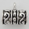 Connector Zinc Alloy Jewelry Findings Lead-free, 13x12mm, Hole:2mm,6mm, Sold by KG