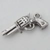 Pendant Zinc Alloy Jewelry Findings Lead-free, 24x10mm Hole:2mm, Sold by Bag