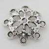 Bead Caps Zinc Alloy Jewelry Findings Lead-free, 15x15mm, Hole:1mm, Sold by Bag