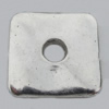 Bead Zinc Alloy Jewelry Findings Lead-free, 23x23mm, Hole:5mm, Sold by Bag