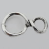Connector Zinc Alloy Jewelry Findings Lead-free, 30x17mm, Hole:12mm,8mm, Sold by Bag